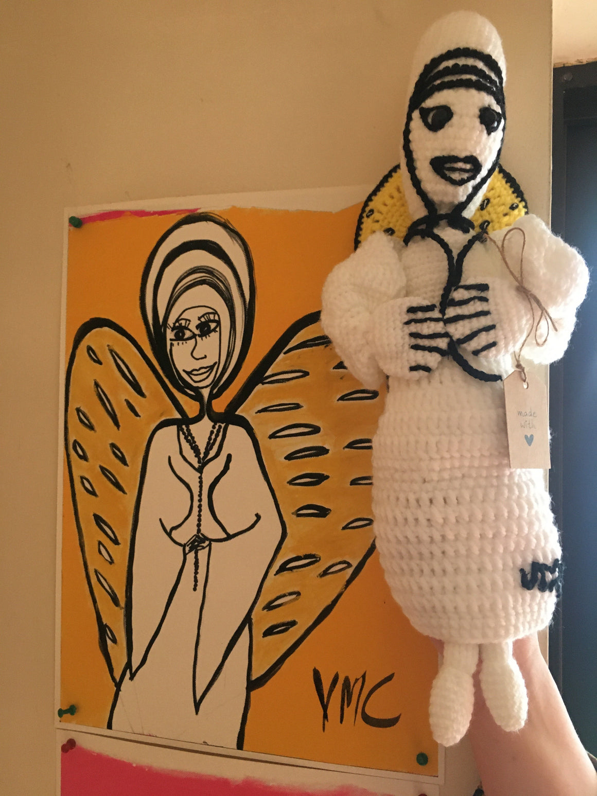 Hand Knitted Angel Dolls