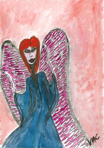 Carratrea Angel of Creativity Painting on Canvas Medium